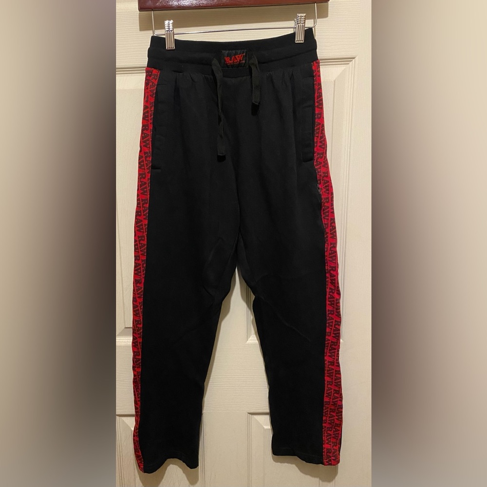 Raw Rolling Papers 
Track Pants 
Unisex Size 1 1/4 (Small)